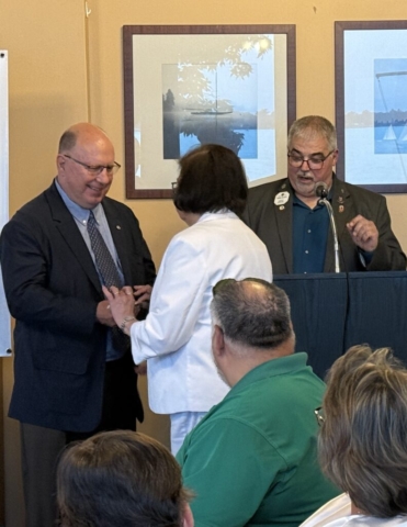 Incoming President Mike Garcia