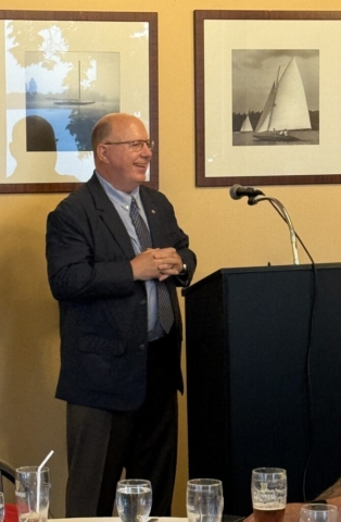 closing remarks and goals by the Club's only 3rd term president Mike Garcia